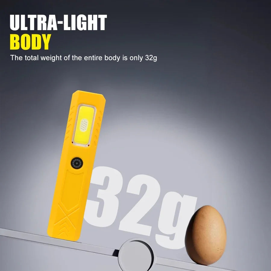 Llavero Linterna LED Mini Recargable Tipo C 550LM Portátil de Bolsillo