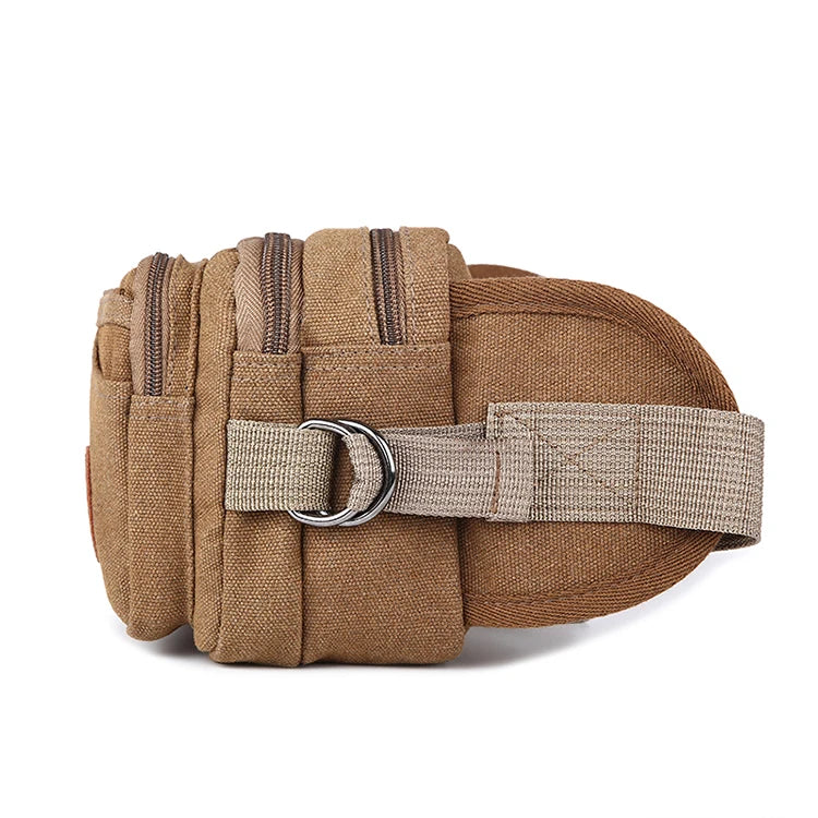 Riñonera para hombre, bolsa de viaje con correas ajustables, ideal para senderismo y acampada al aire libre