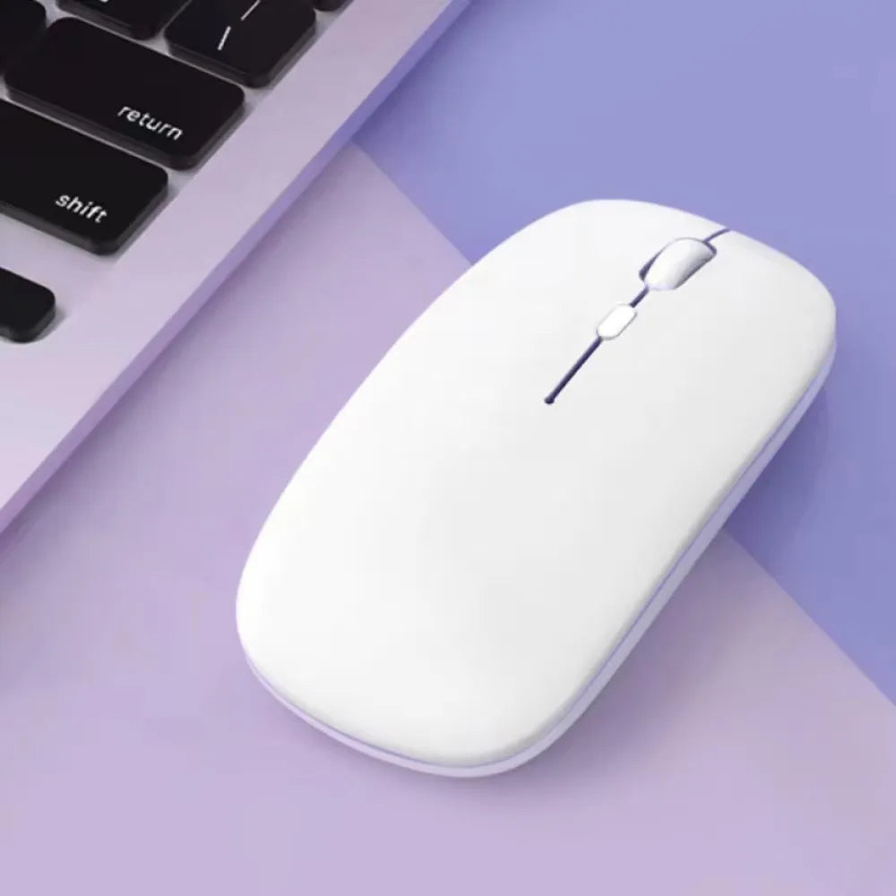 Mouse Bluetooth silencioso Macaron inalámbrico para tablet laptop e iPad