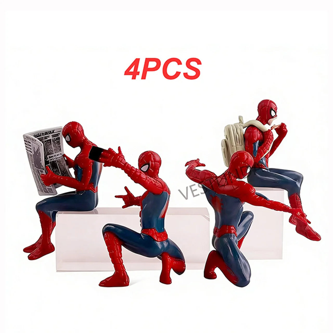 Mini Figuras de Superhéroes de 7-9 cm, Modelo de Spiderman, Juguete Coleccionable, Estatuilla de Películas Clásicas, Decoración Portátil para Escritorio, Juguetes Divertidos
