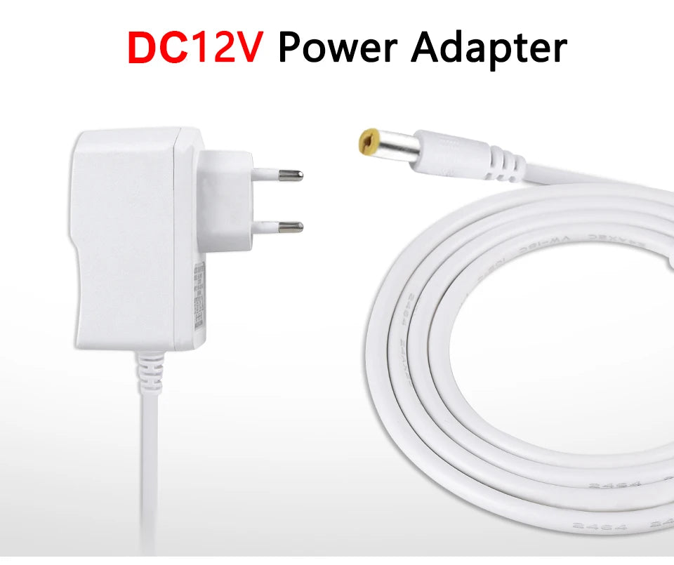 Adaptador de Corriente 12V DC para Controlador LED