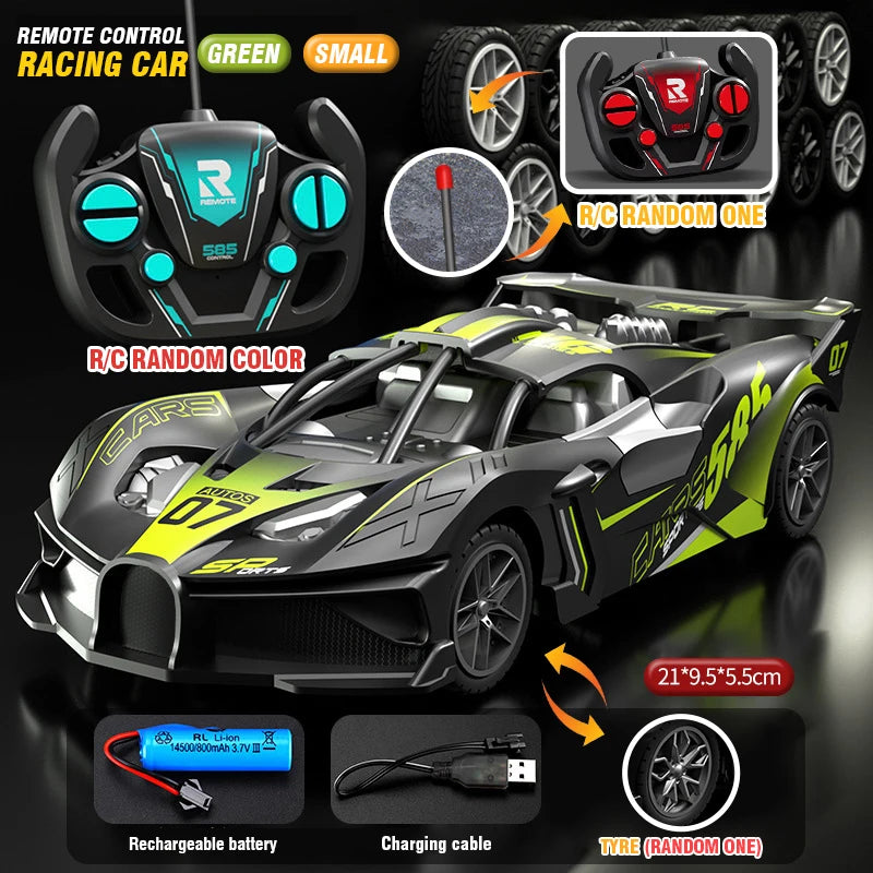 Auto RC Deportivo de Alta Velocidad con Control Remoto para Niños