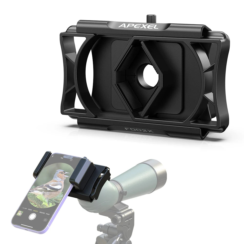 Adaptador Universal 360° para Teléfono en Telescopio APEXEL