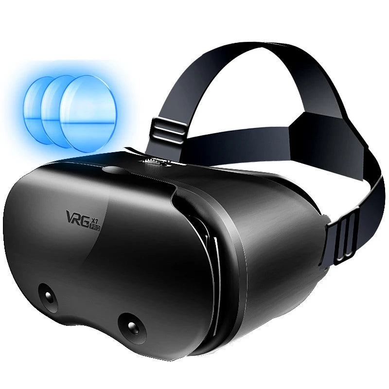 Gafas VR de realidad Virtual 3D para iPhone, Android, teléfono inteligente, casco para teléfono móvil, auriculares con lentes reales, dispositivos