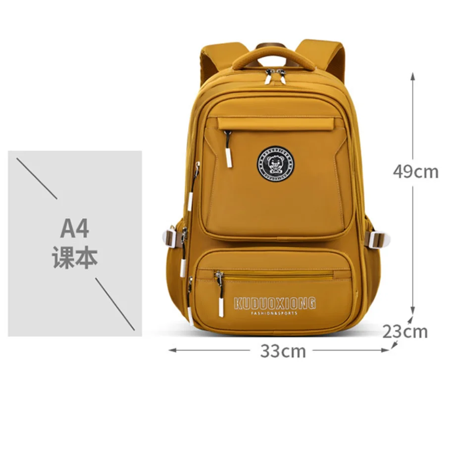Mochila de escuela secundaria primaria, mochilas escolares para adolescentes, mochila para estudiantes de secundaria, mochila de viaje deportiva de gran capacidad para hombre