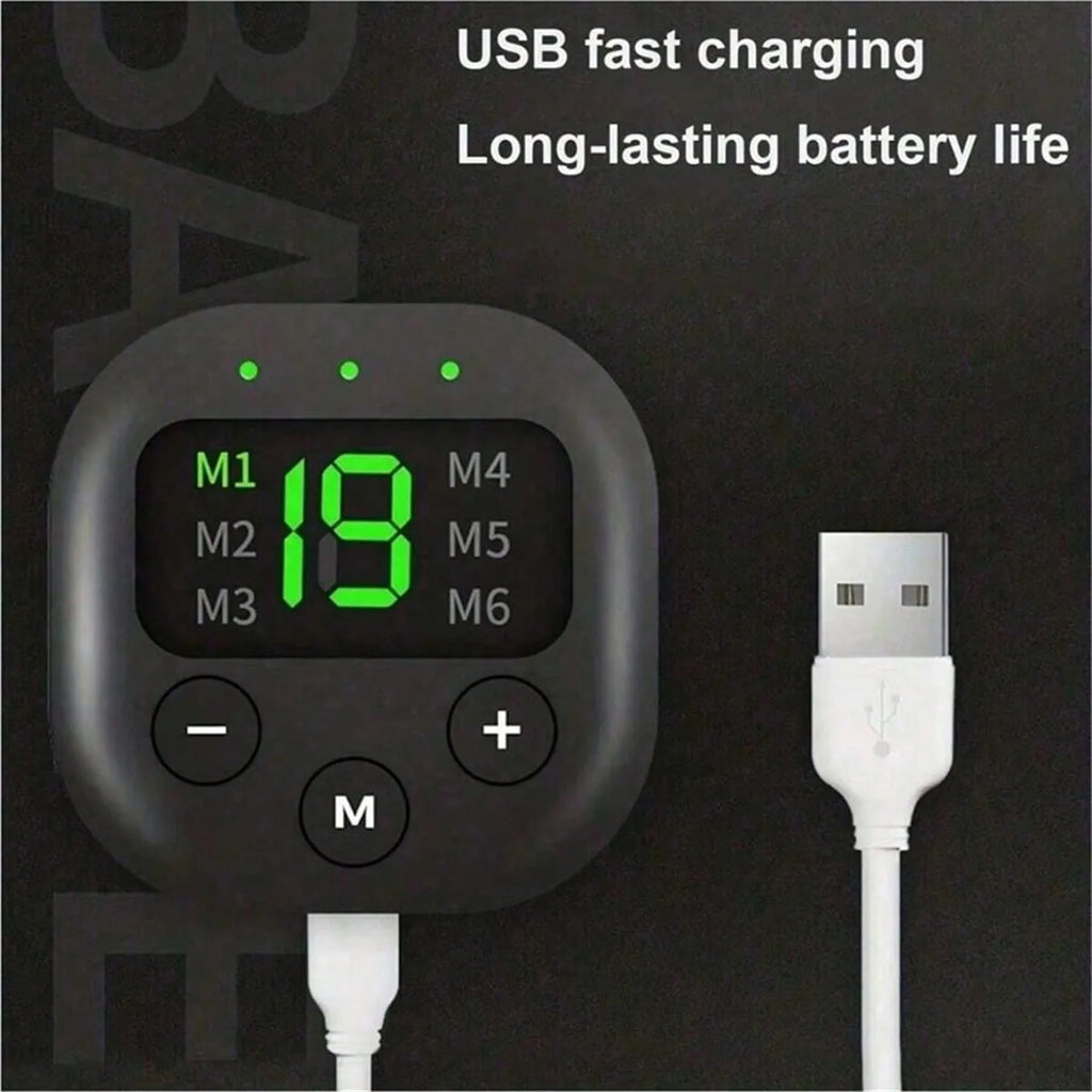 Cinturón Masajeador Eléctrico USB para Cintura y Cuerpo