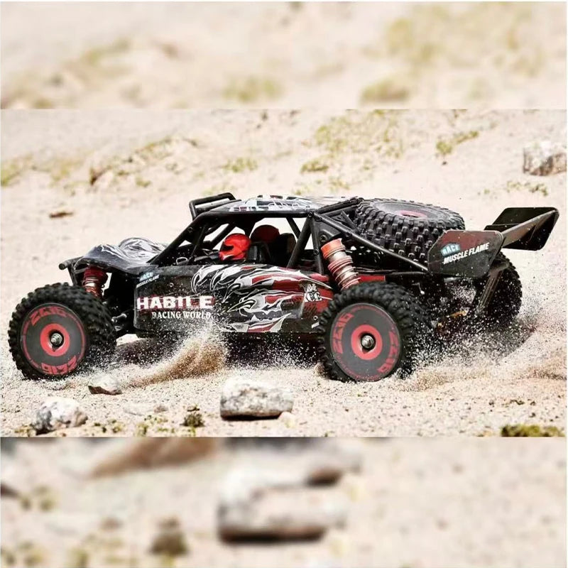 75 KM/H WLtoys 124016 V8 RC coche sin escobillas 4WD eléctrico de alta velocidad todoterreno Control remoto Drift Rc coches para adultos Juguetes