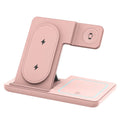 Cargador Inalámbrico 3 en 1 Plegable con LED, Estación de Carga Rápida para Samsung S25 S24 Galaxy Watch 2-8 Active Buds Pro