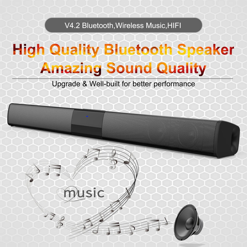Sistema de sonido de cine en casa, altavoces Bluetooth para ordenador, barra de sonido para TV, Subwoofer, Radio, centro de música, columna Boom Box, 3dhome
