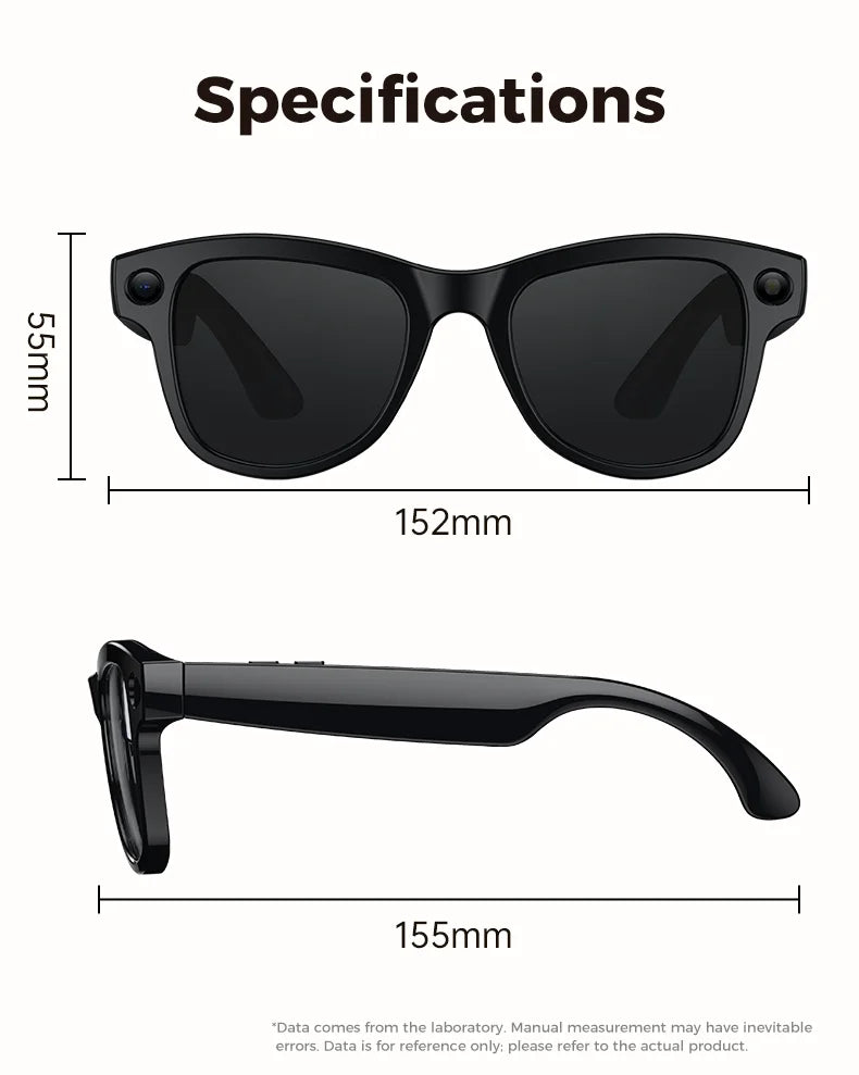 Gafas Inteligentes 2026 Cámara 800W y Traducción