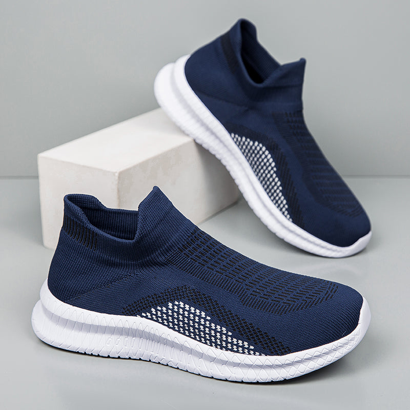 Zapatos transpirables para caminar para hombre, mocasines ligeros para exteriores, zapatos informales suaves y flexibles para hombre, calzado de moda, zapatillas de deporte 39-48