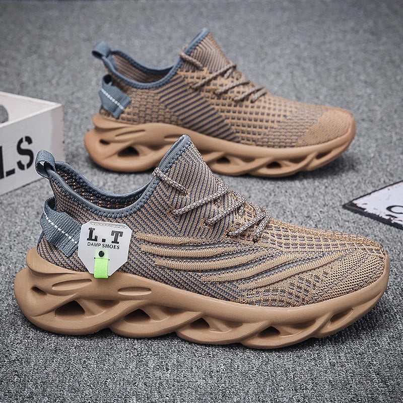 Zapatos deportivos informales de gran tamaño, zapatillas informales para hombre y mujer, nuevos zapatos impermeables para hombre, zapatos para correr ligeros, cómodos y transpirables