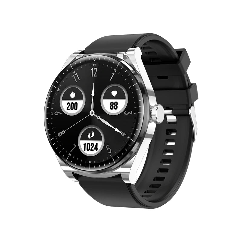 Reloj inteligente TWS con auriculares para hombre y mujer, función NFC, rastreador deportivo, Monitor de ritmo cardíaco, reducción de ruido, reloj inteligente