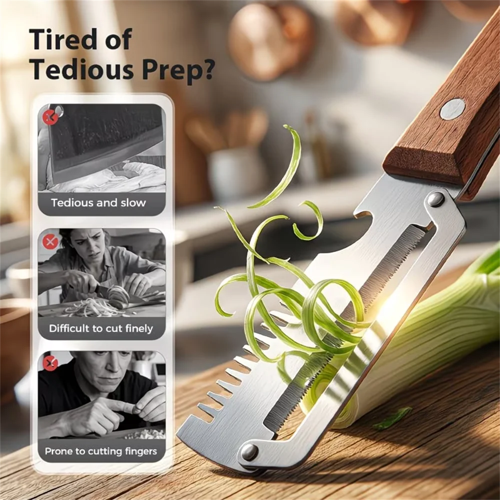 2 piezas de rebanador y rallador de acero inoxidable de primera calidad, pelador multifuncional de verduras y frutas de alta resistencia, herramienta de cocina de acero inoxidable