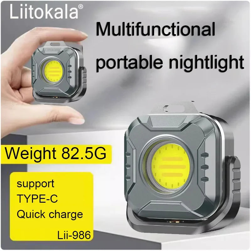 Linterna de Trabajo LED COB 500LM LiitoKala Recargable Tipo C
