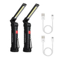 Linterna LED Recargable para Camping con Imán y Gancho, IP64 5 Modos