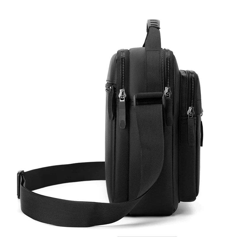 Bolso Bandolera Multicapa con Cierre y Correa Ajustable