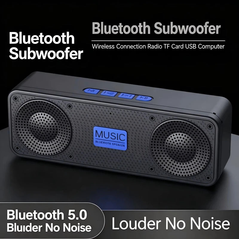 Mini Altavoz Bluetooth Portátil S18 con Radio FM y Tarjeta TF