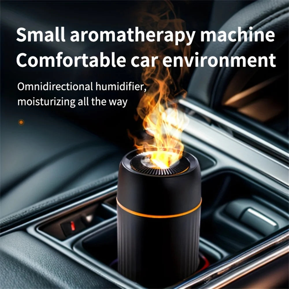 Ambientador con luz ambiental colorida, difusor de aromaterapia automático, máquina de aromaterapia para coche, dormitorio de escritorio pequeño y portátil