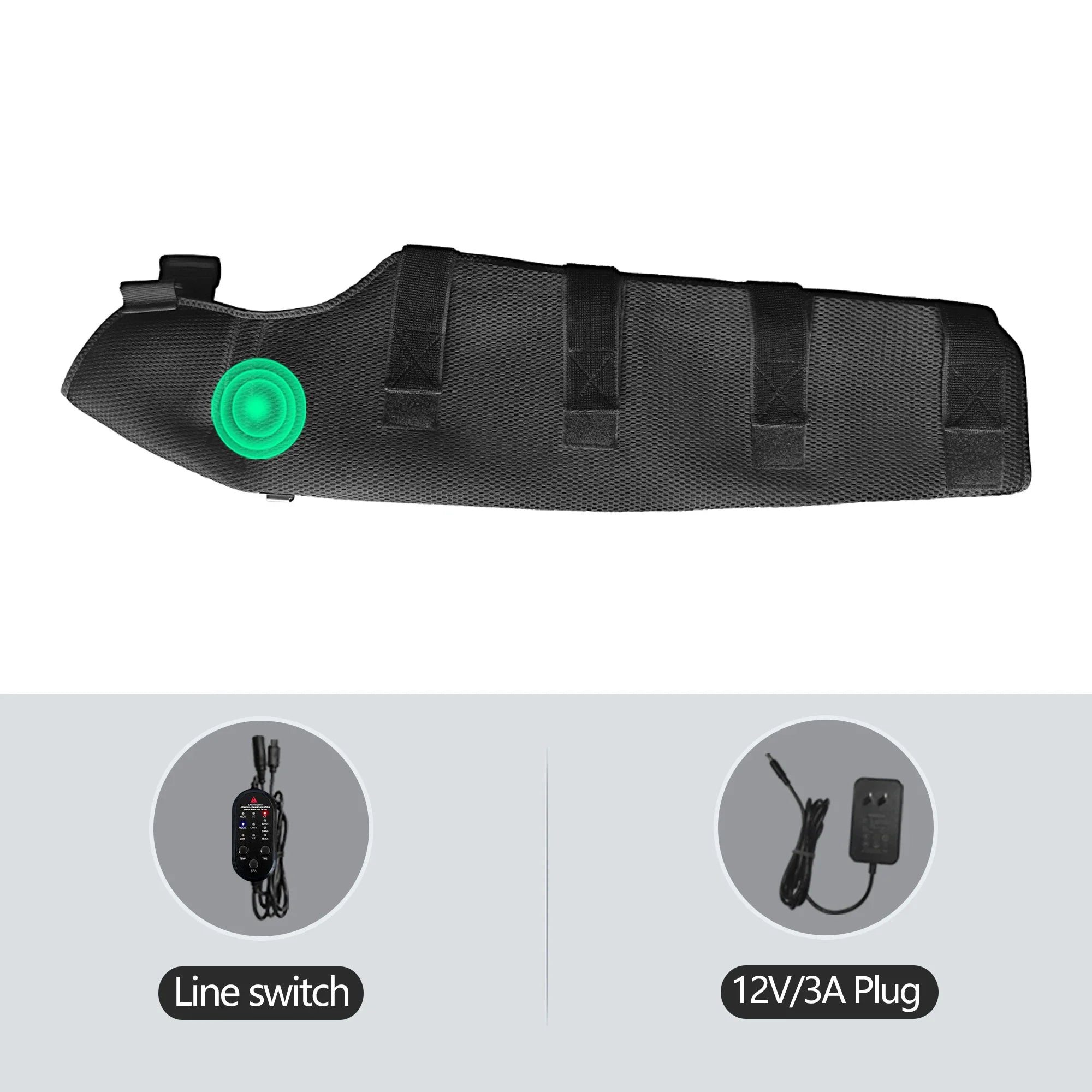 Masajeador de Brazo Calefactable con Vibración, Alivia Dolor de Codo y Hombro