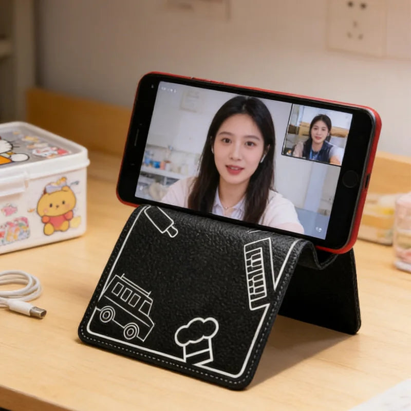 Soporte plegable multifuncional para teléfono móvil, soporte de escritorio para tableta con ángulo ajustable, Graffiti Wind, para iPad, iPhone, Samsung, Xiaomi