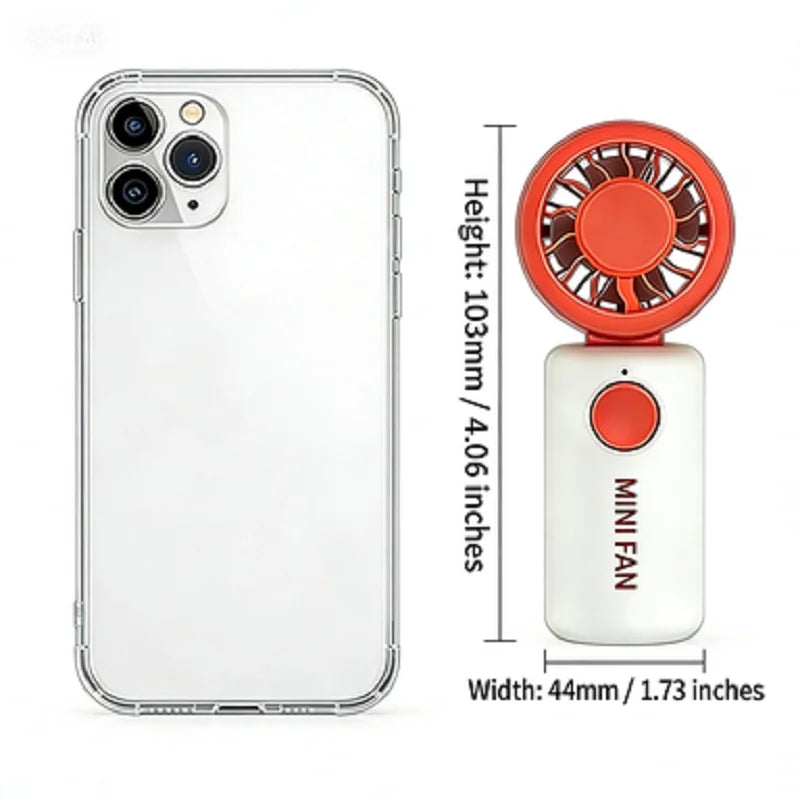 Mini Ventilador Portátil Recargable para Campamento