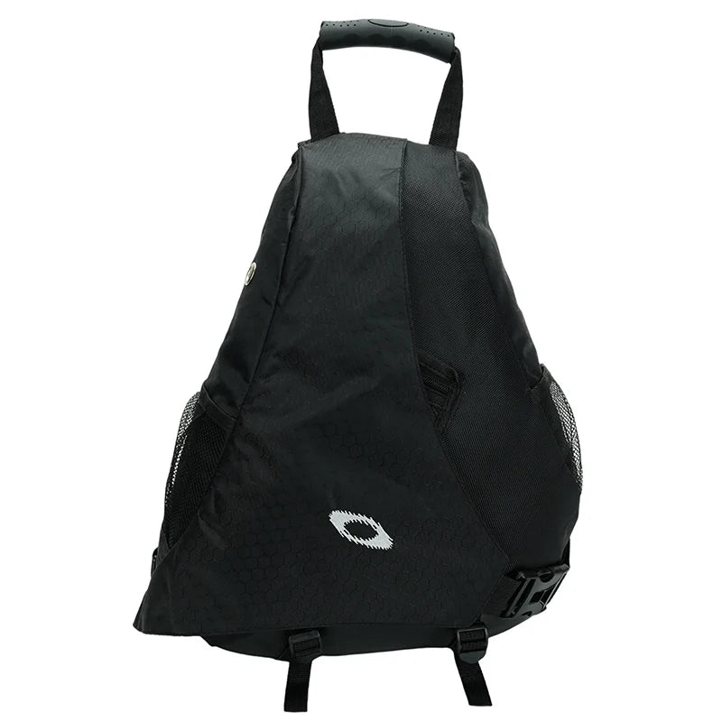 Bolso de pecho de gran capacidad, bolso cruzado con parte trasera lateral de gran capacidad, múltiples bolsillos, adecuado para deportes al aire libre, viajes y ciclismo