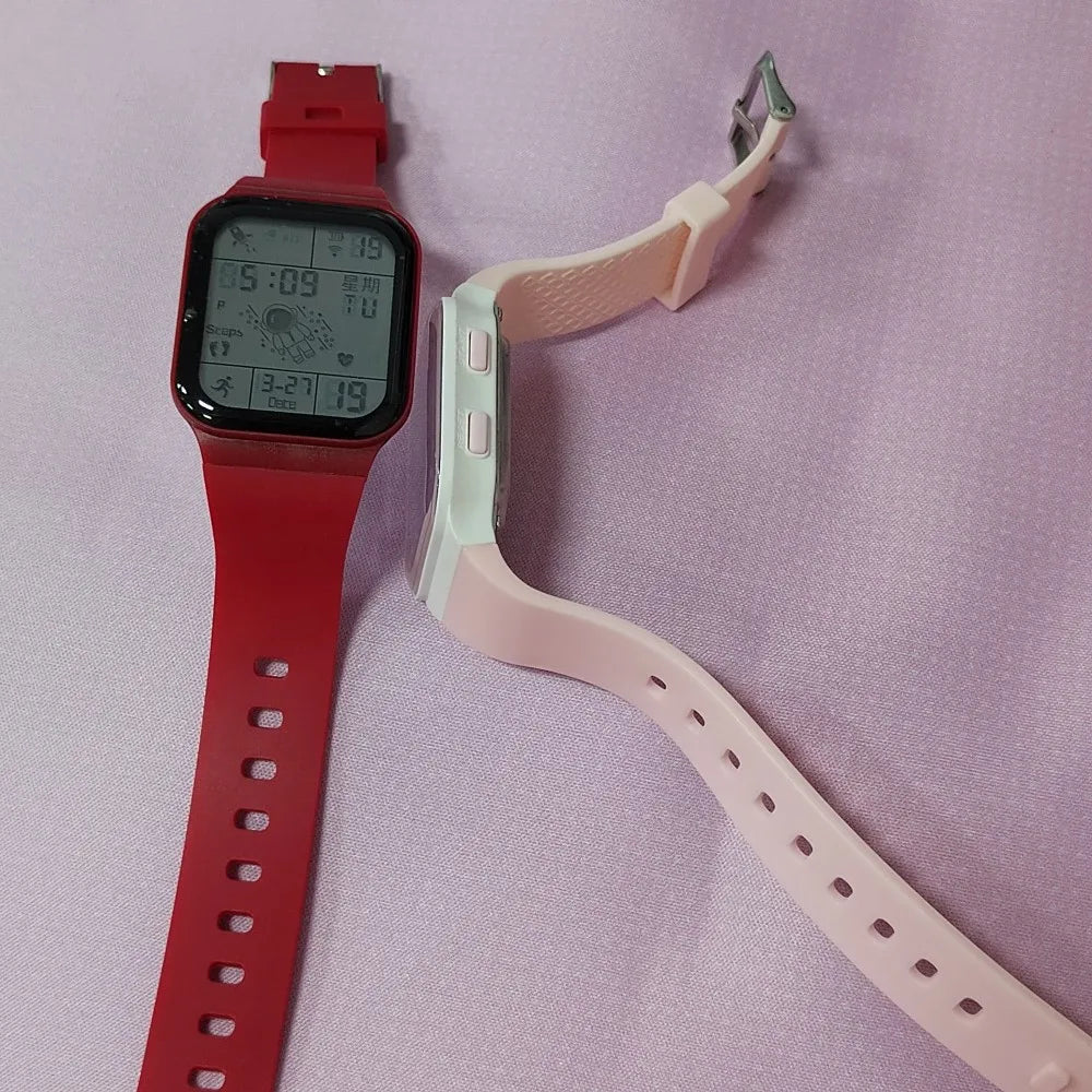 Reloj Digital de moda para hombres, mujeres y niños, relojes deportivos a prueba de suéter, reloj multifunción, reloj de pulsera electrónico para estudiantes