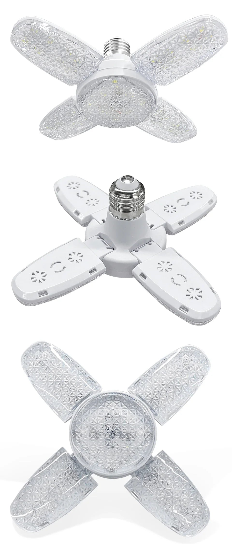 Lámpara LED Plegable E27 para el Hogar y Garaje