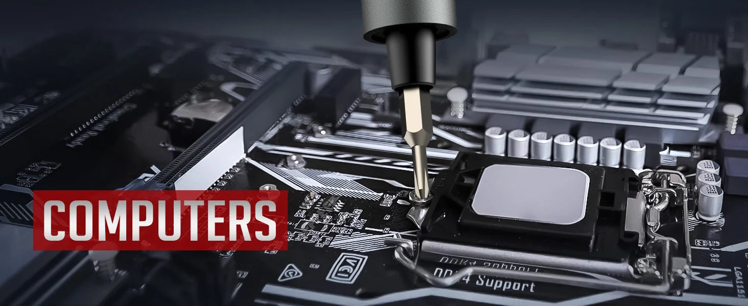 Juego de destornilladores eléctricos de precisión 75 en 1, caja de herramientas de reparación magnética inalámbrica con luz LED para PC, iPhone, cámara, reloj, gafas