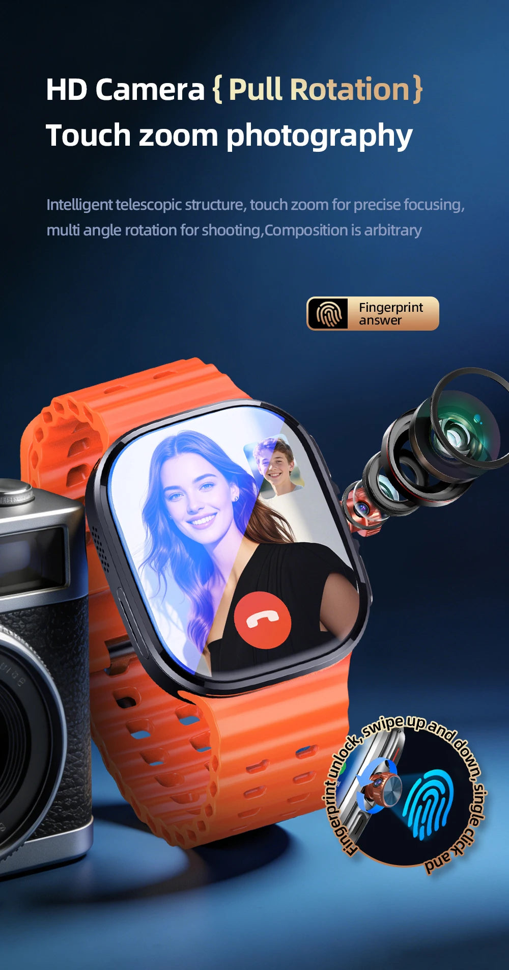 Reloj Inteligente M99 5G Android Cámara