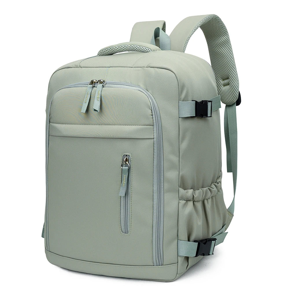 180 °     Mochila de Cabina Abierta, Bolsa de Nailon Aprobada por Aerolíneas con Compartimento para Zapatos para Viajes, Negocios y Fines de Semana
