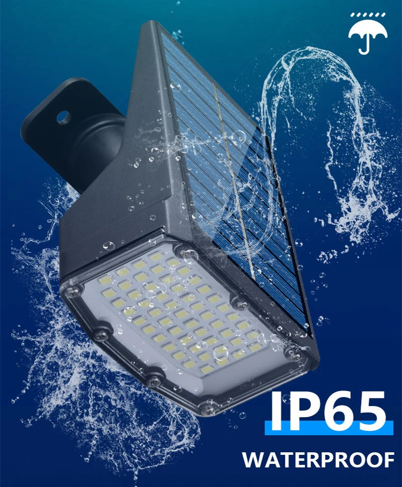 Lámpara Solar 53LED con energía Solar, foco Solar ajustable en el suelo IP65, luz de pared de paisaje impermeable, iluminación exterior, 1/2 Uds.