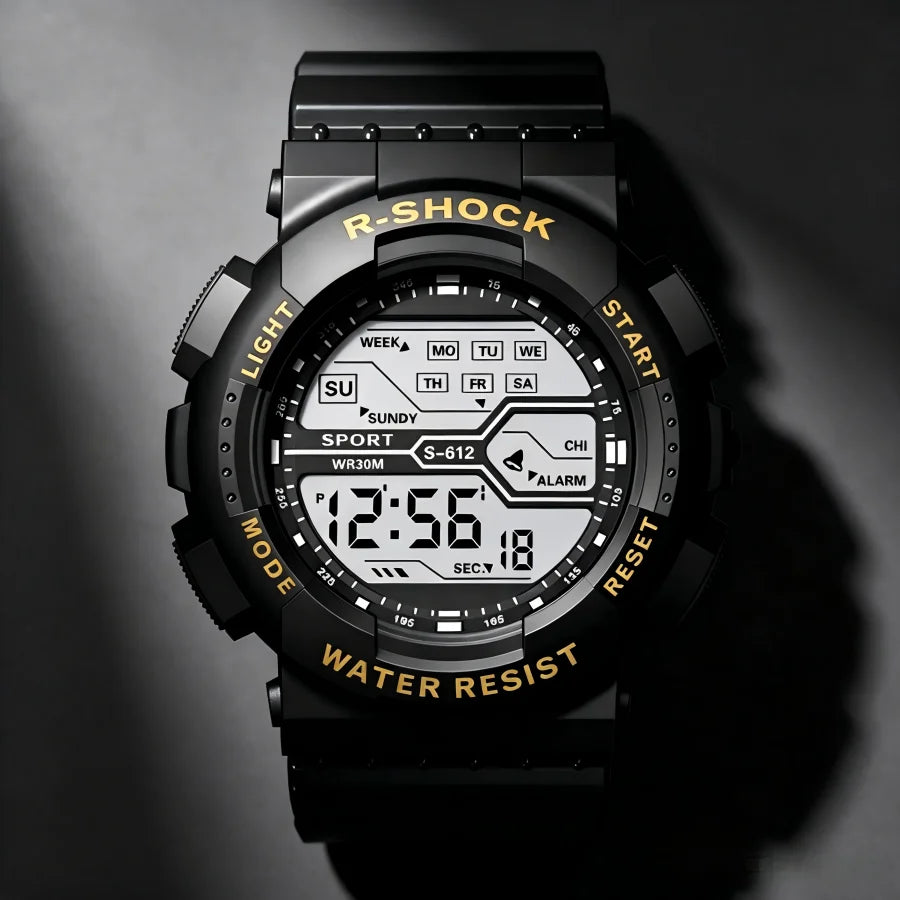 Reloj Digital LED Deportivo MAYZHISU Militar Hombre