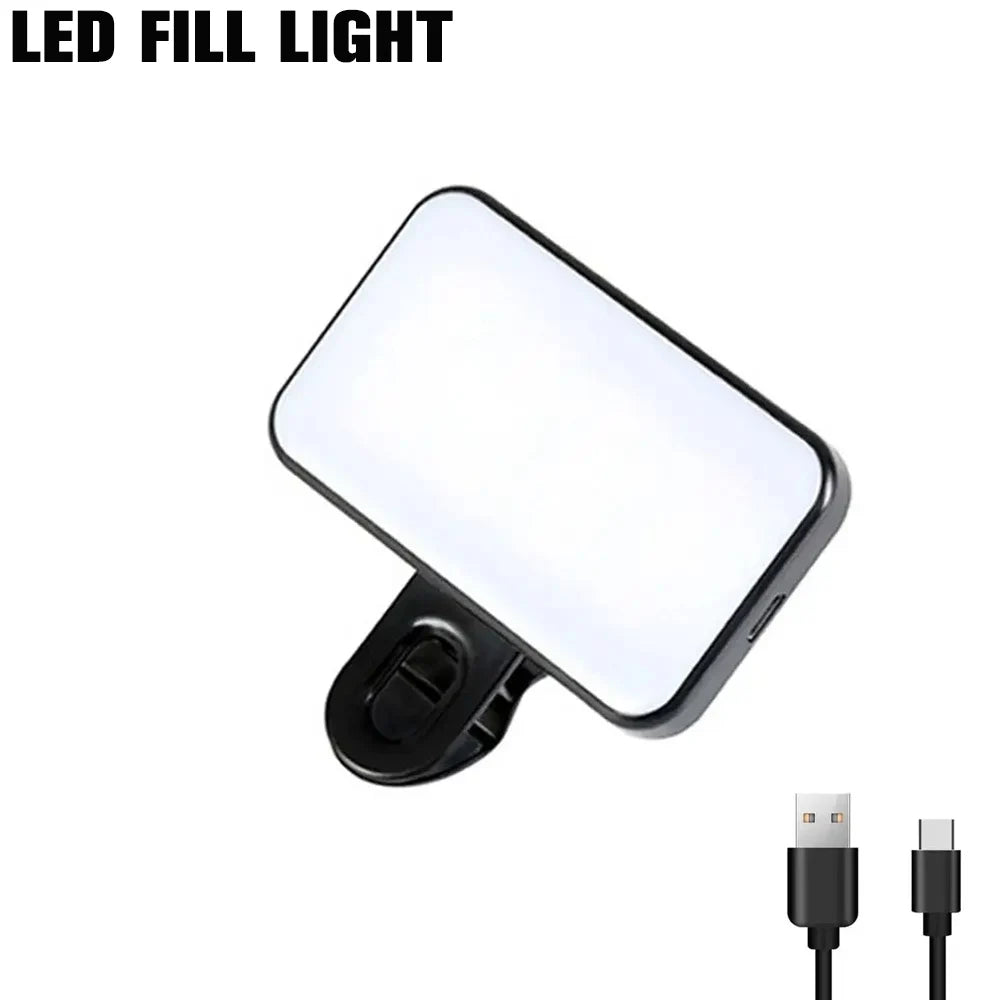 Mini Luz LED para Selfie Portátil con Clip
