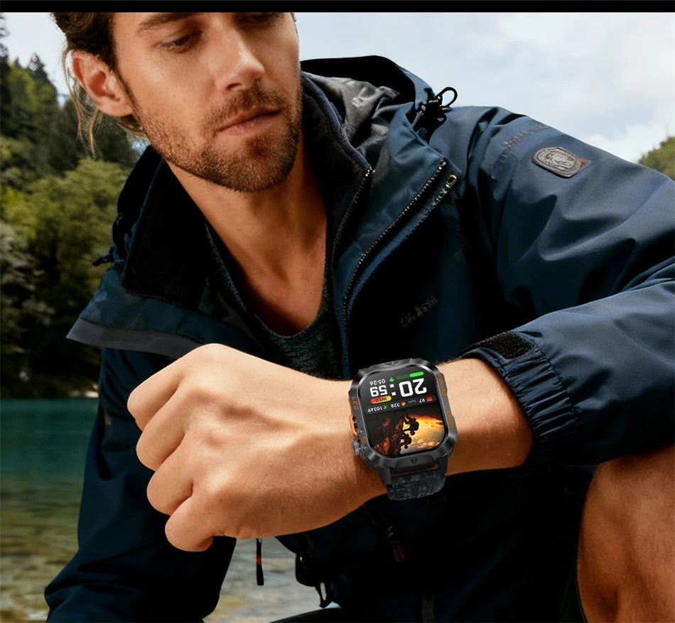 Reloj Inteligente Militar con Batería de 1200mAh