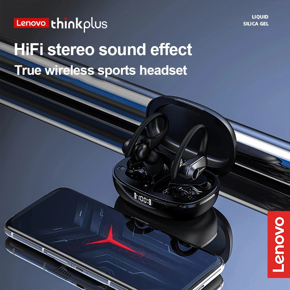 Auriculares Bluetooth TWS Lenovo LP75 Deportivos con Gancho y Micrófono