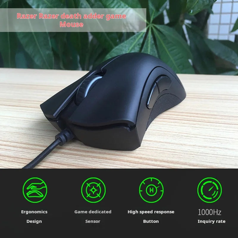 Razer Mouse Purgatory Viper edición estándar 6400DPI ratón para juegos con cable mercancía de marca regalo de graduación de cumpleaños al por mayor