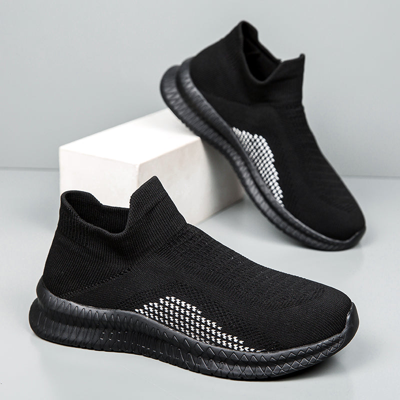 Zapatos transpirables para caminar para hombre, mocasines ligeros para exteriores, zapatos informales suaves y flexibles para hombre, calzado de moda, zapatillas de deporte 39-48