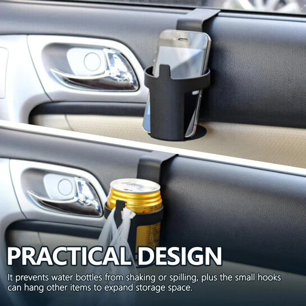 Soporte para botellas de agua para coche, soporte multifuncional para tazas de café, 1/2 Uds.