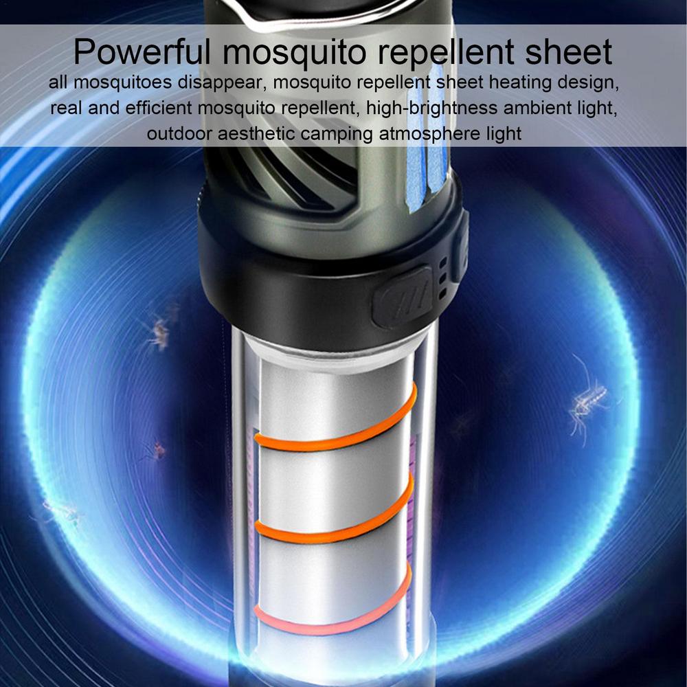Lámpara Repelente de Mosquitos 3 en 1 para Camping