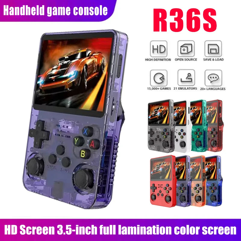 Consola Retro Portátil R36S Pantalla IPS 3.5" | 64/128/256 GB