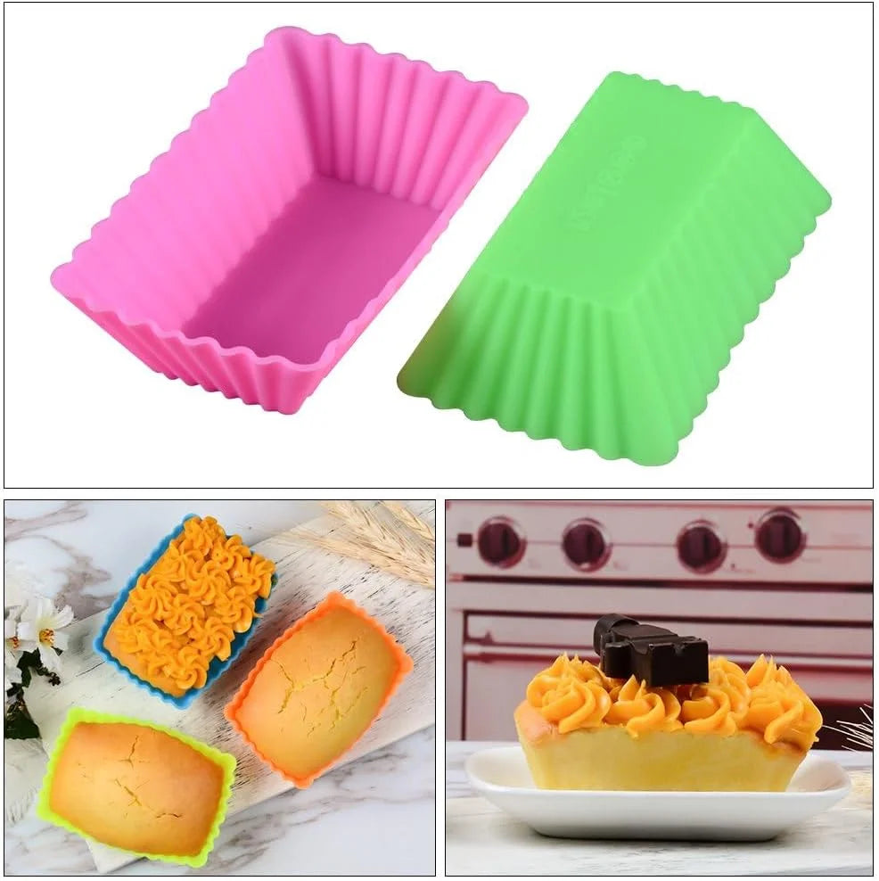 Molde fino de silicona para pastel, hojaldre colorido, taza para muffins, molde para gelatina, molde para pastel pequeño, taza para pastel, molde para pudín de gelatina, taza para hornear muffins