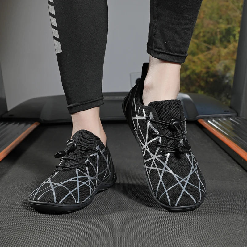 Zapatos informales transpirables para hombre, zapatos de agua ligeros antideslizantes Unisex, zapatos vulcanizados flexibles para mujer, zapatos de senderismo al aire libre 2025