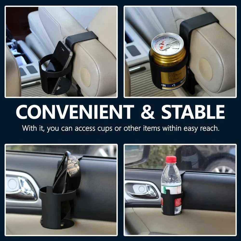 Soporte para botellas de agua para coche, soporte multifuncional para tazas de café, 1/2 Uds.