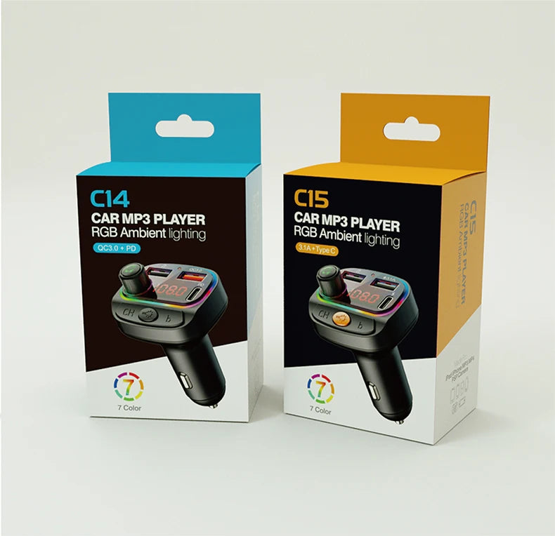 Transmisor FM Bluetooth DYBO para Auto, Cargador USB Dual, Manos Libres