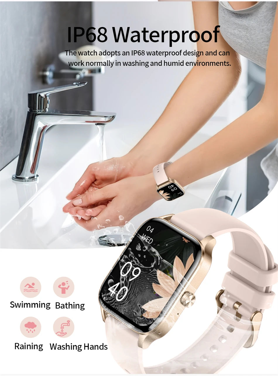 Reloj Inteligente LIGE con Llamadas y Monitor de Sueño