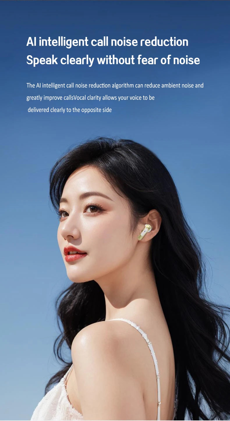 Auriculares Bluetooth TWS Inalámbricos con Reducción de Ruido ENC