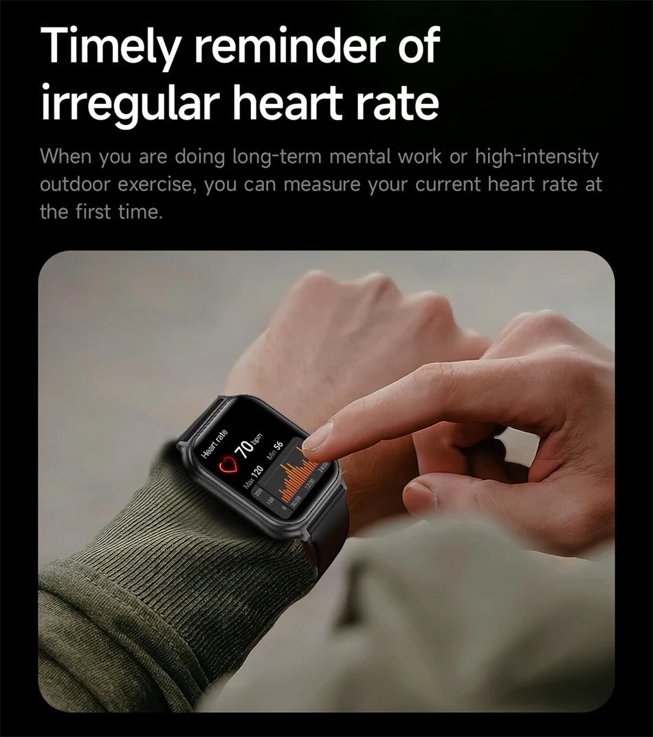 Smartwatch 2026 con pantalla AMOLED 1,83", batería 700 mAh y llamadas Bluetooth