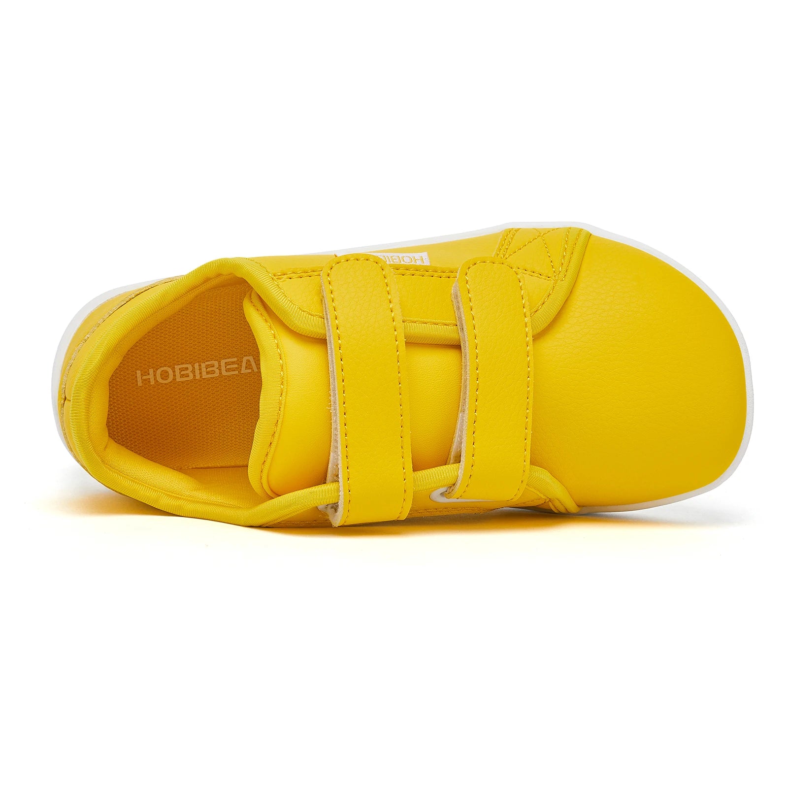 Zapatillas Descalzas para Niños HOBIBEAR |   Cierre de Gancho y Bucle |   Zapatos de punta ancha |   Zapatillas Deportivas Minimalistas Ligeras de Cuero Sintético